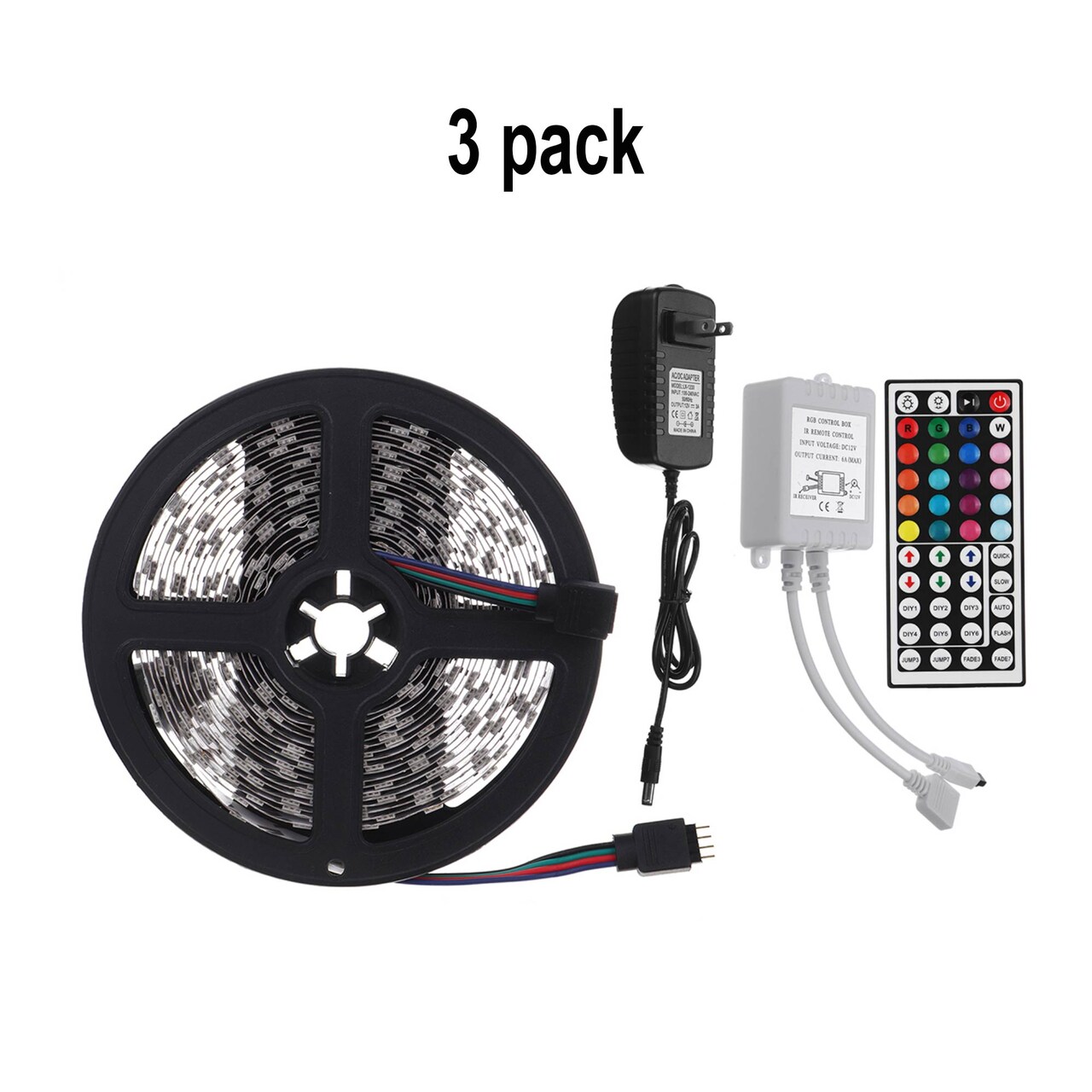 Ultra-Bright 2835 LED Strip 16ft Flexible, Waterproof & Cuttable
